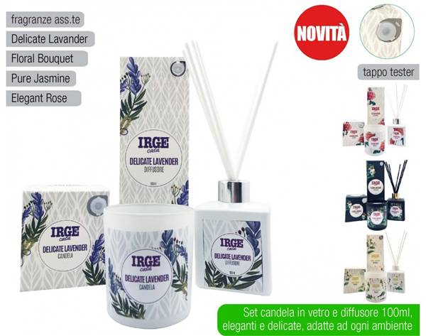 IRGE SET CANDELA E DIFFUSORE 100ML 