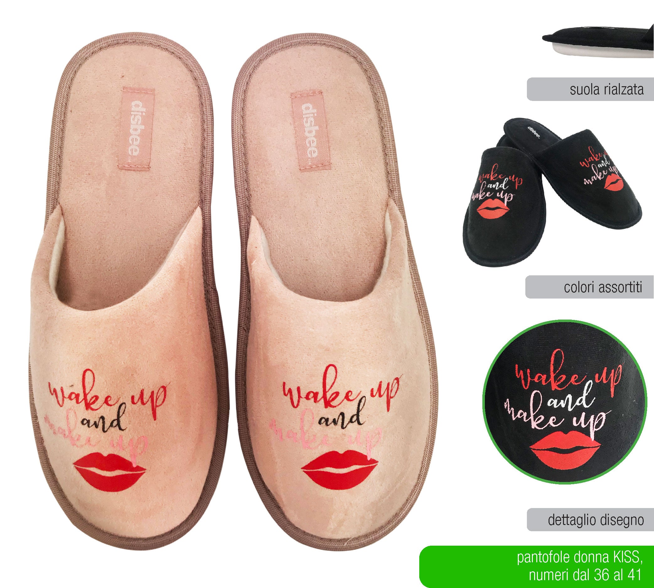 DISBEE PANTOFOLA DONNA KISS