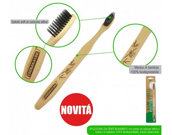 FARMALINE SPAZZOLINI DA DENTI BAMBOO 