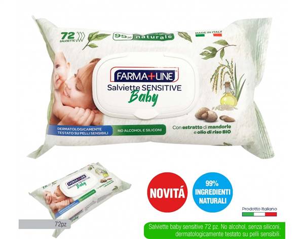 FARMALINE SALVIETTE 72PZ SENSITIVE 