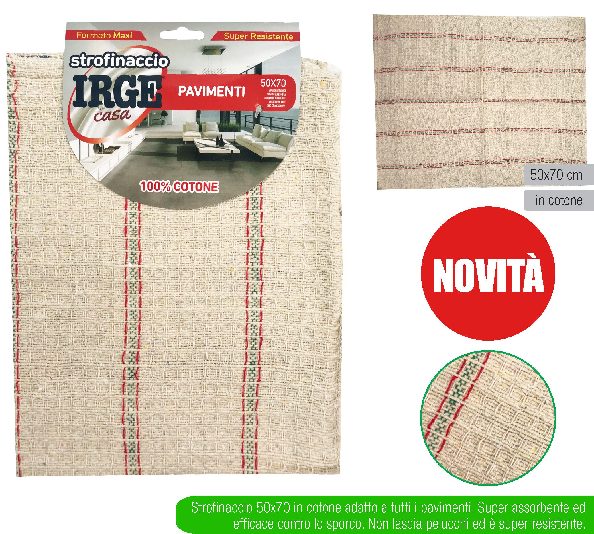 IRGE STROFINACCIO PAVIMENTI 50X70