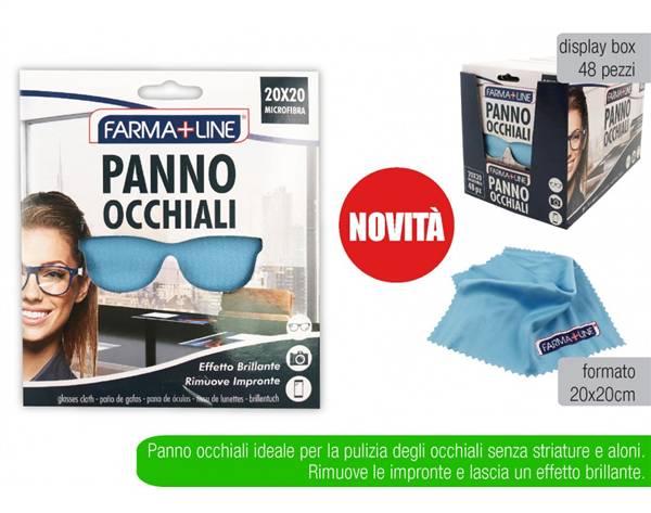 FARMALINE PANNO OCCHIALI 20X20 