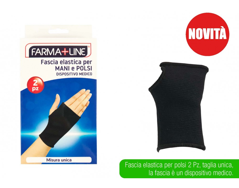 FARMALINE FASCIA ELASTICA MANI POLSI 2PZ