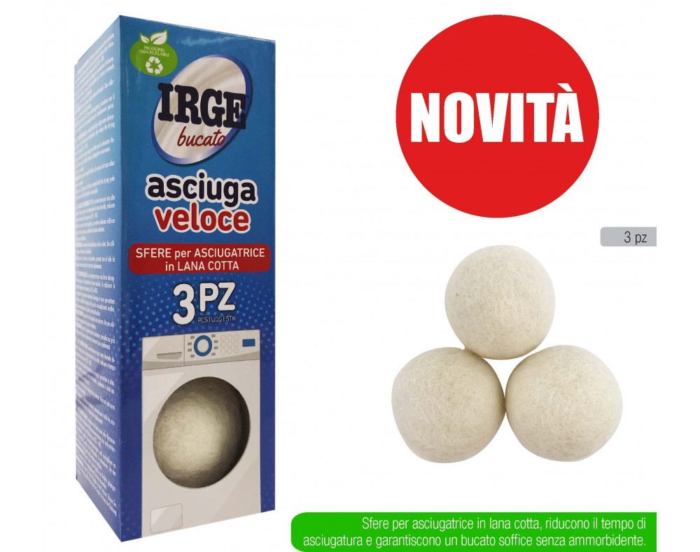 IRGE STYRO SFERE ASCIUGATRICE 3PZ