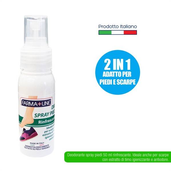 FARMALINE SPRAY PIEDI 50ML 2IN1 ANTIODOR 