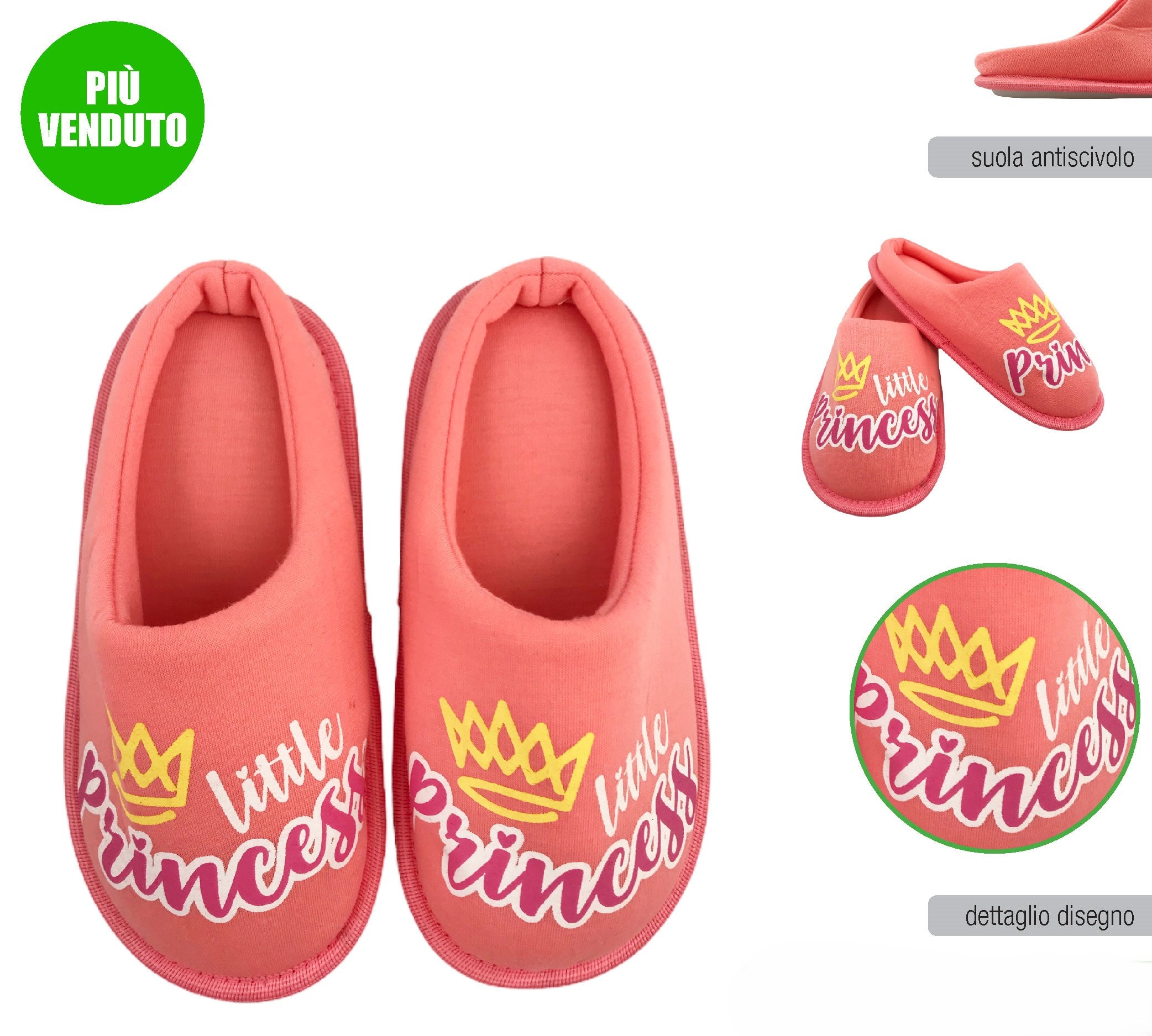 DISBEE PANTOFOLA BIMBA PRINCESS 24-27