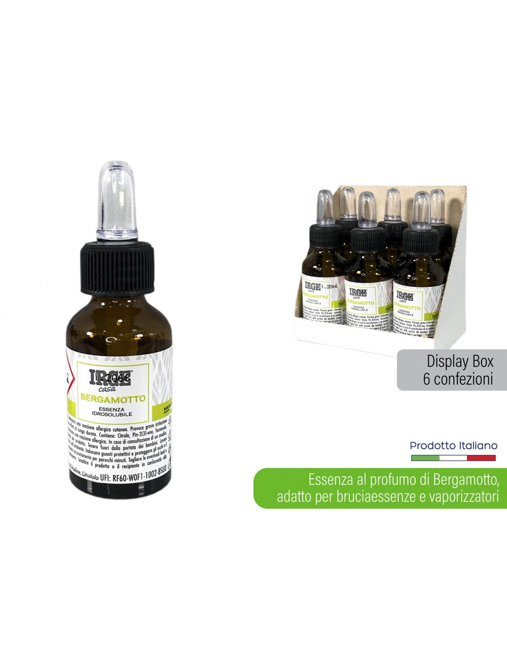 IRGE DEO ESSENZA PROF. 15ML. BERGAMOTTO