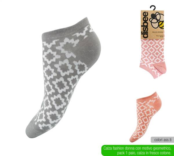 DISBEE CALZA DONNA GEOMET 1PZ TG 36-41 