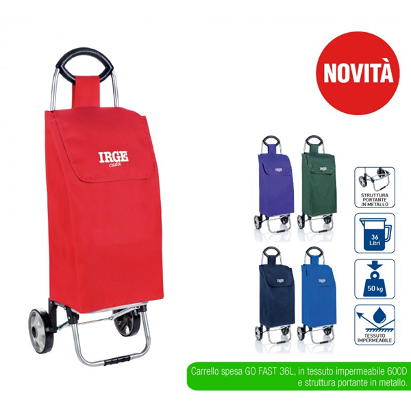 IRGE CARRELLO SPESA GO FAST 36LT