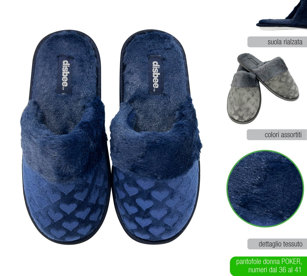 DISBEE PANTOFOLA DONNA POKER