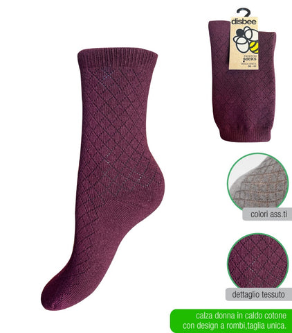 Disbee Calza Donna Ax Rombi - Infinity Home Store
