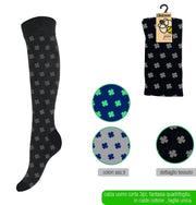 DISBEE CALZA UOMO 3PZ QUADRIF T.U LUNGA