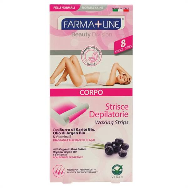 FARMALINE STRISCE DEPILAT CORPO 8PZ ARGA 