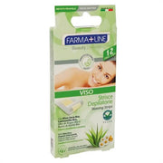 FARMALINE STRISCE DEPILAT VISO 12PZ CARB 
