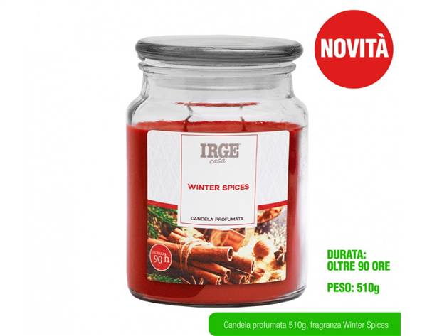 IRGE CANDELA 510GR WINTER SPICES 