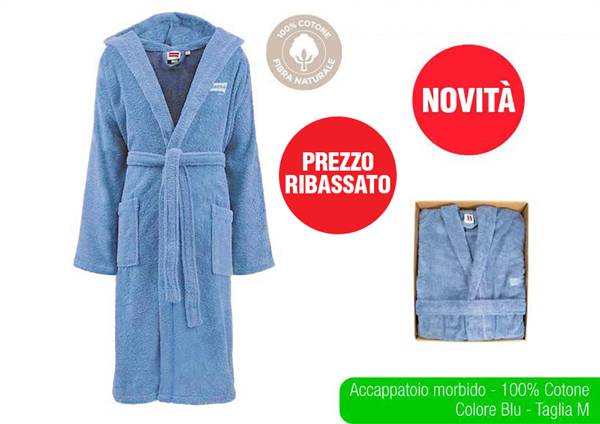 CAG ACCAPPATOIO BLU MIS.M 100% COTONE 