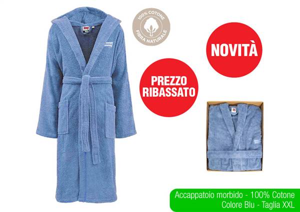 CAG ACCAPPATOIO BLU MIS.XXL 100% COTONE 