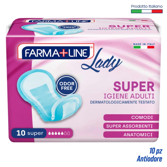 FARMALINE ASSORBENTI SUPER INCONTIN 10PZ