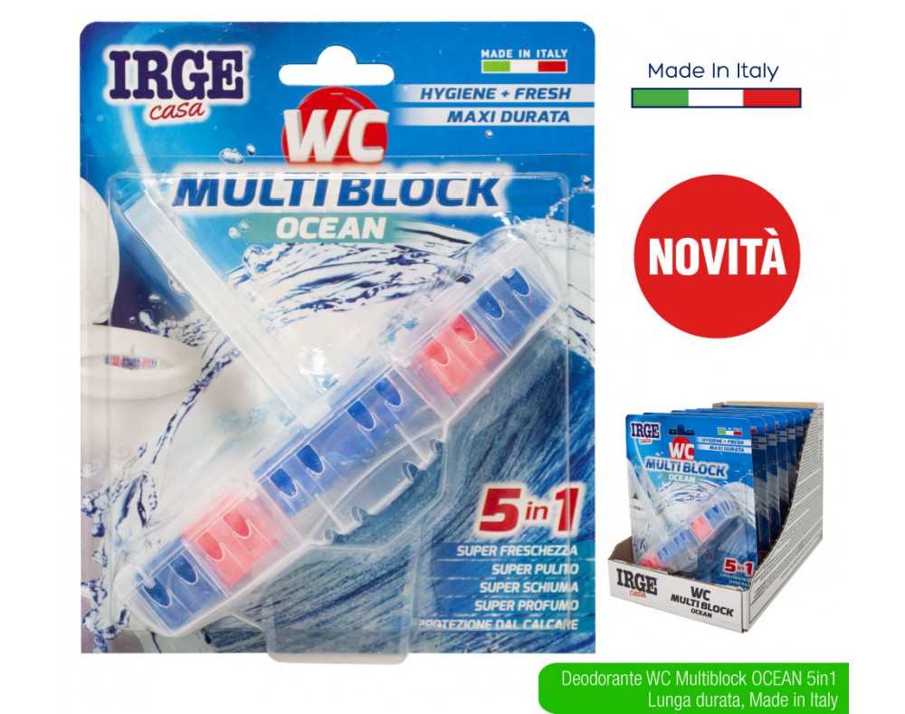 IRGE DEODORANTE WC MULTIBLOCK 5IN1 OCEAN