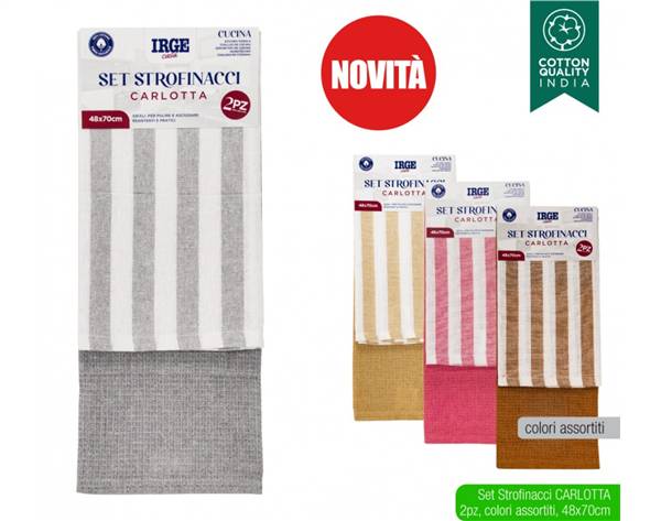 IRGE STROFINACCIO 48X70 2PZ CARLOTTA 
