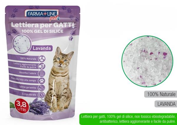 IRGE LETTIERA GATTI LAVANDA GEL 3,8L 