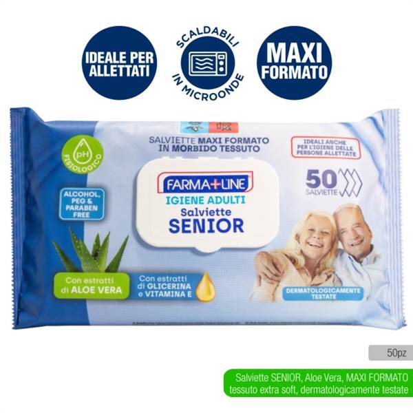 FARMALINE SALV. SENIOR 50PZ ALOE VERA 
