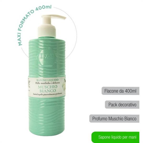 IRGE SAPONE MANI 400ML MUSCHIO BIANCO 