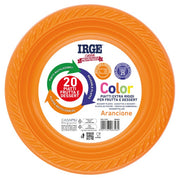 IRGE PIATTI DESSERT 20PZ ORANGE