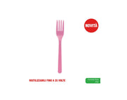 IRGE FORCHETTA 20PZ ROSA