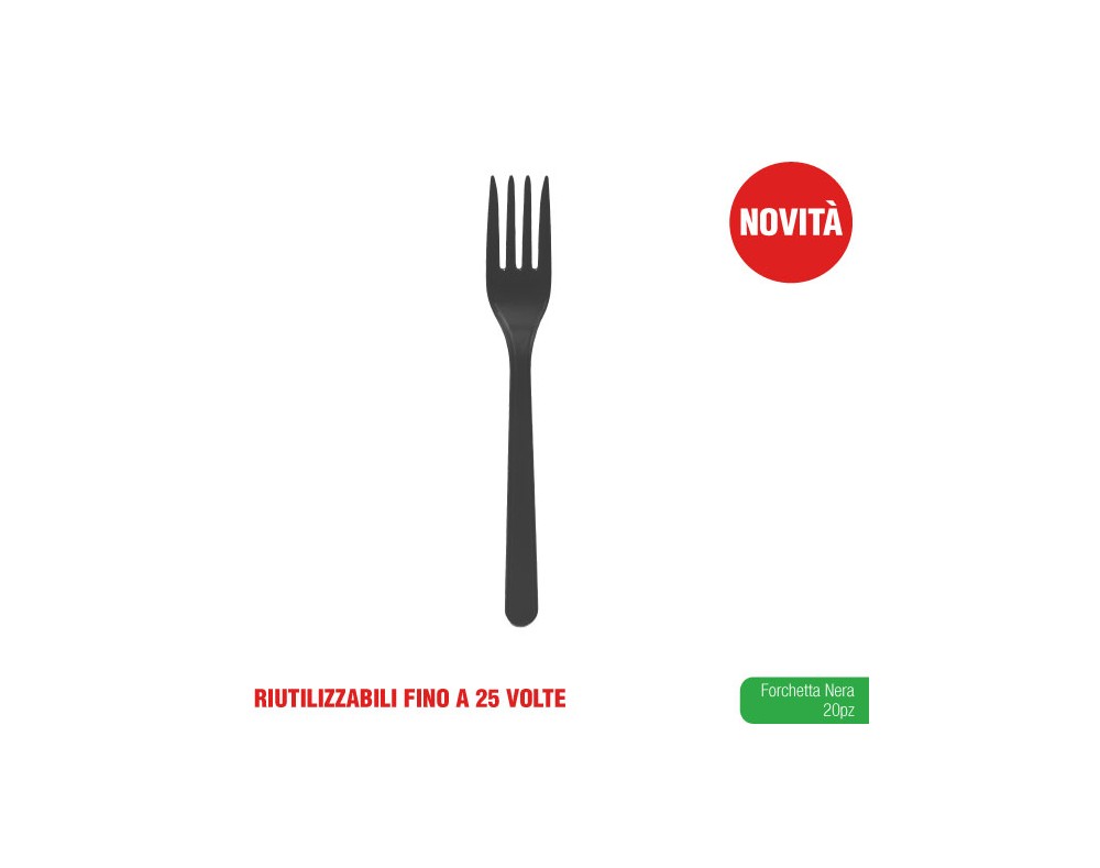 IRGE FORCHETTE 20PZ NERO