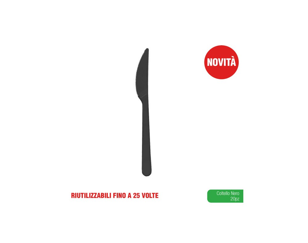 IRGE COLTELLO 20PZ NERO