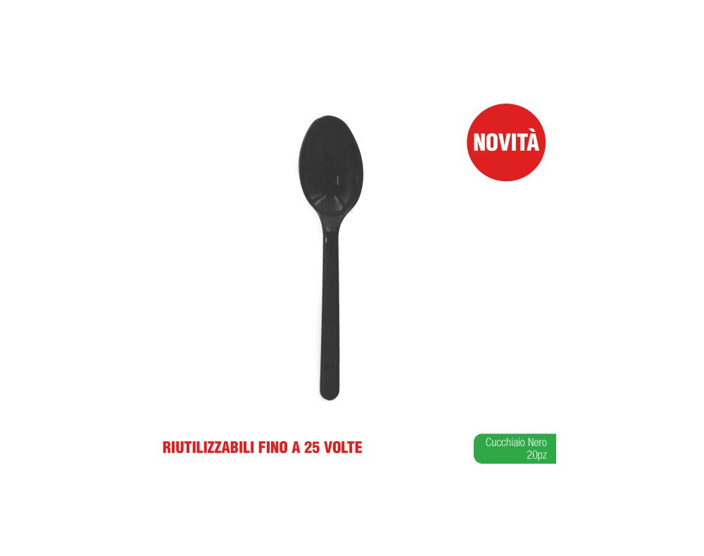 IRGE CUCCHIAIO 20PZ NERO