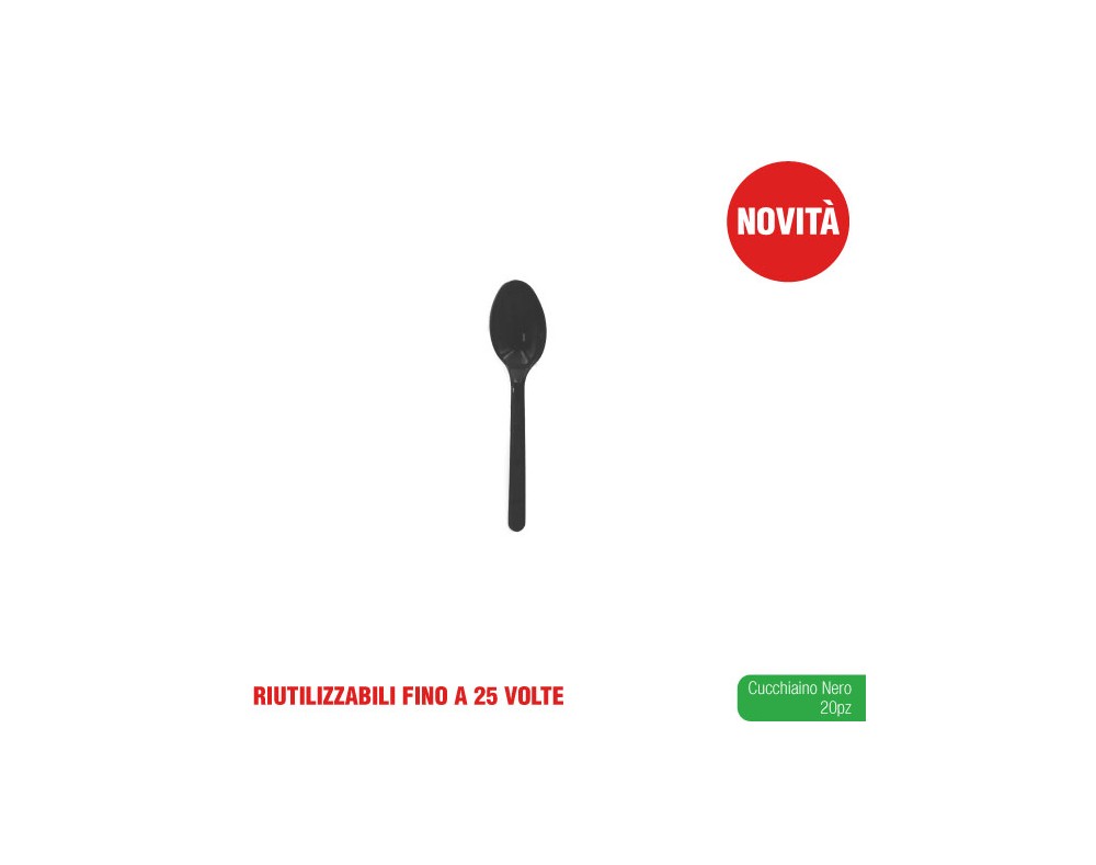 IRGE CUCCHIAINO 20PZ NERO