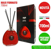IRGE DIFFUSORE 700ML C/BAST ROSSO ANTICO 