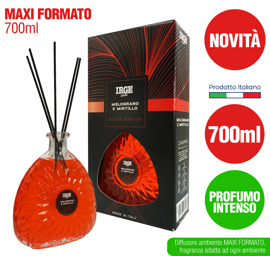 IRGE DIFFUSORE 700ML C/BAST MELOG E MIRT - Infinity Home Store