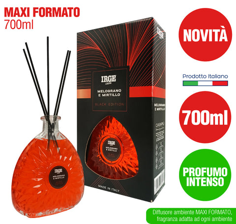 IRGE DIFFUSORE 700ML C/BAST MELOG E MIRT - Infinity Home Store