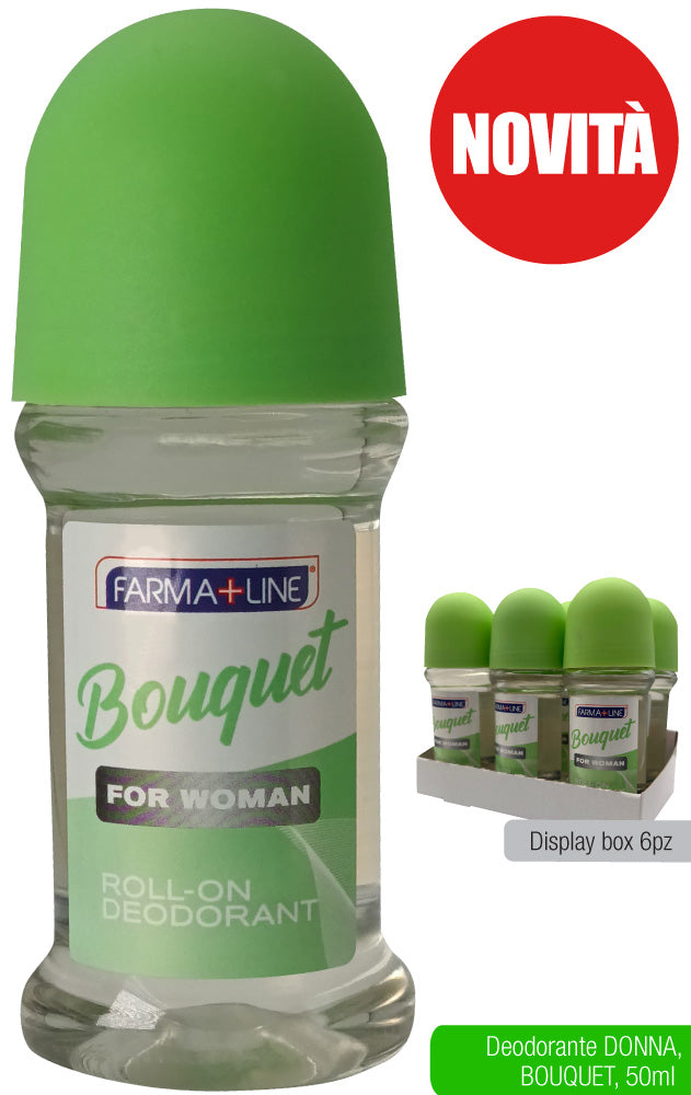 FARMALINE DEO ROLL ON 50ML DONNA BOUQUET - Infinity Home Store