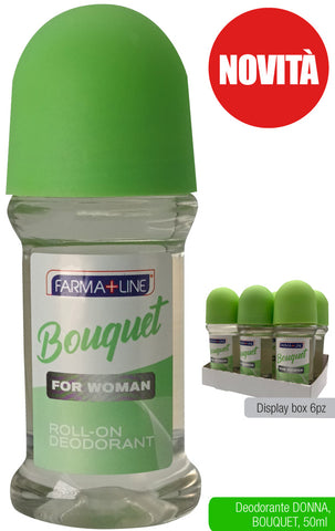 FARMALINE DEO ROLL ON 50ML DONNA BOUQUET - Infinity Home Store