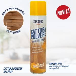 IRGE SPRAY C/POLVERE MOBILI LEGNO 300ML 