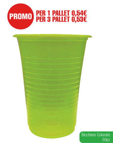 Irge Bicchieri Verde 200cc 50pz