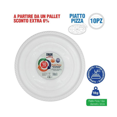 Irge Piatti Pizza Riutilizz. 10pz