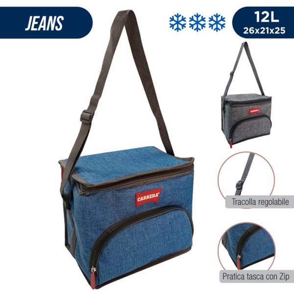 CARRERA POZZETTO TERMICO 12LT JEANS 26X21X25