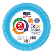 IRGE PIATTI PIANI 20PZ AZZURRO BABY