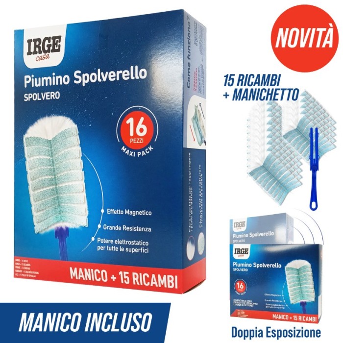 IRGE SPOLVERELLO PIUMINO 15PZ