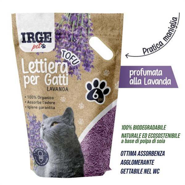 IRGE LETTIERA TOFU LAVANDA 6LT 