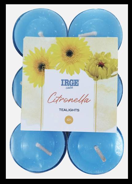 IRGE SET 6 CANDELE CITRONELLA 