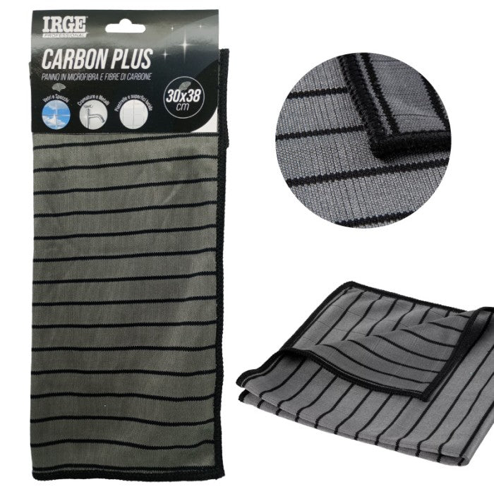 IRGE PANNO MICROFIBRA CM.30X38 AL CARBON - Infinity Home Store
