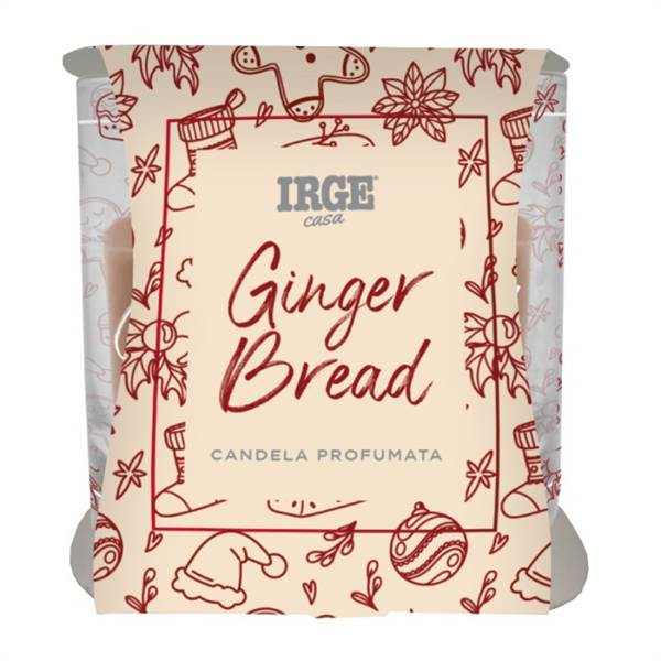 IRGE CANDELA PROFUMATA 70GR NATALE WINTER SPICES + GINGER BREAD