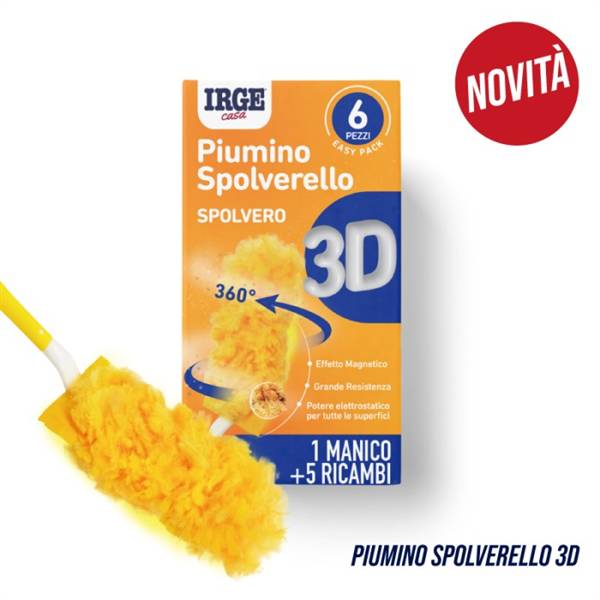 IRGE SPOLVERELLO 5RICAMBI+MANICHETTO 3D 