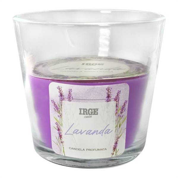 IRGE CANDELA VASO 460GR LAVANDA 